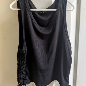 SheIn Black Crop Top Medium